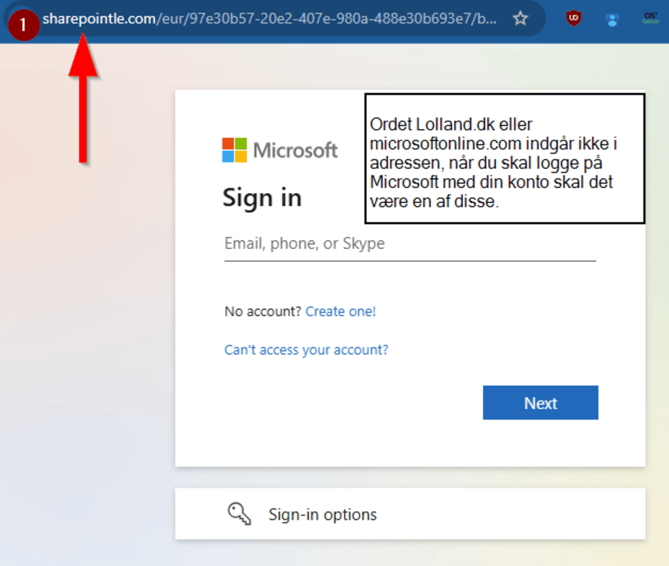 Login forklaret