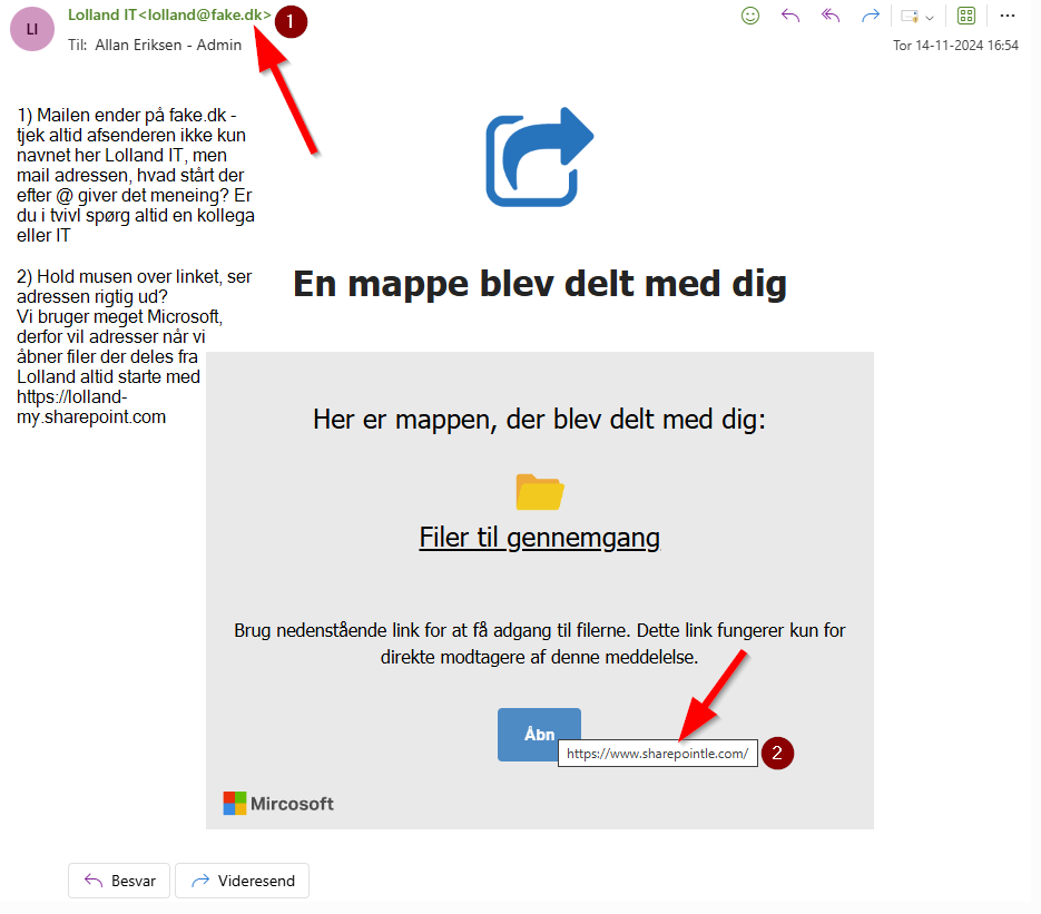 Mail forklaret